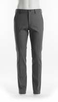 Concrete tapered trousers with elastic waist