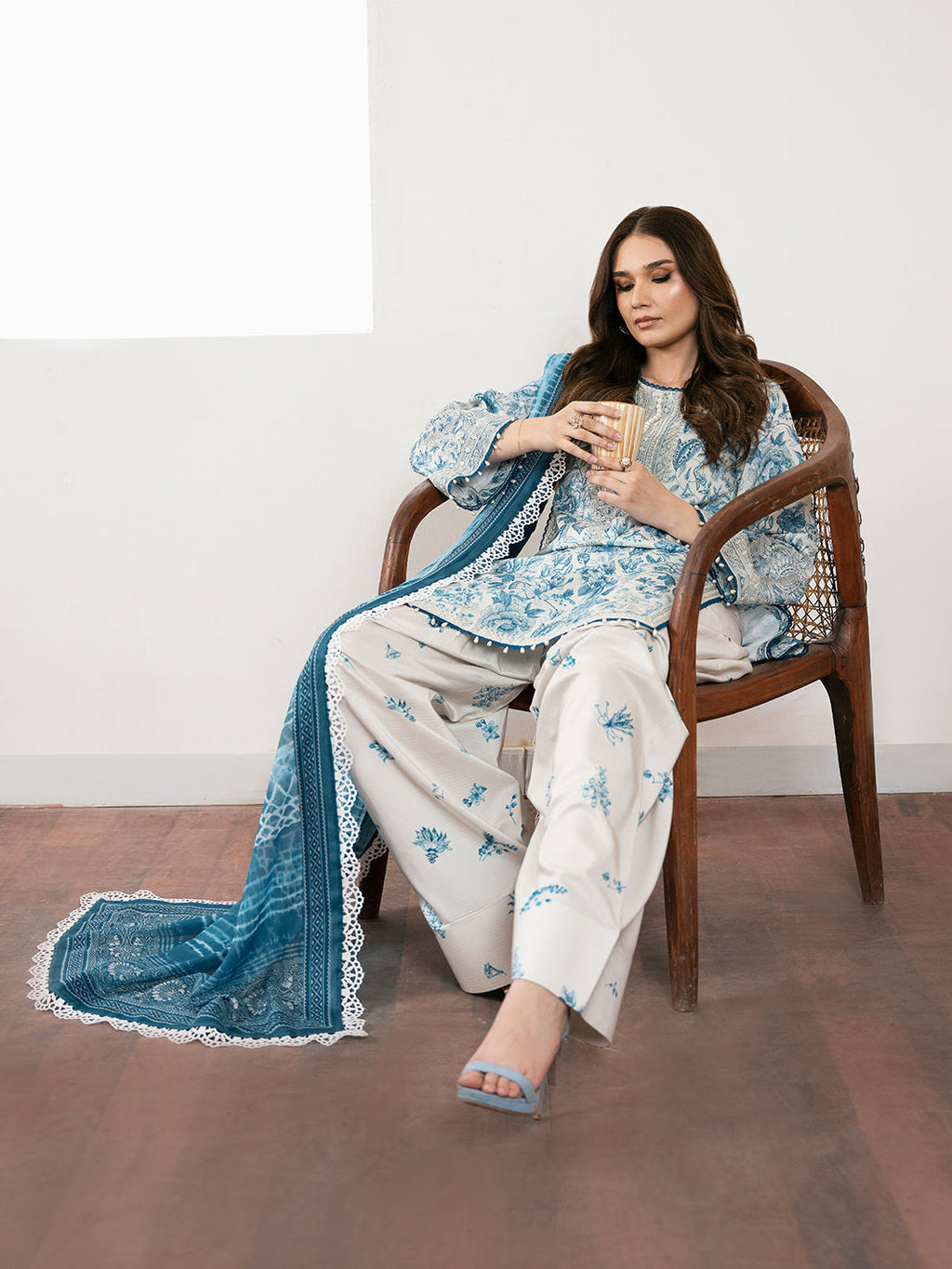 Kalamkari Farsi Suit Set