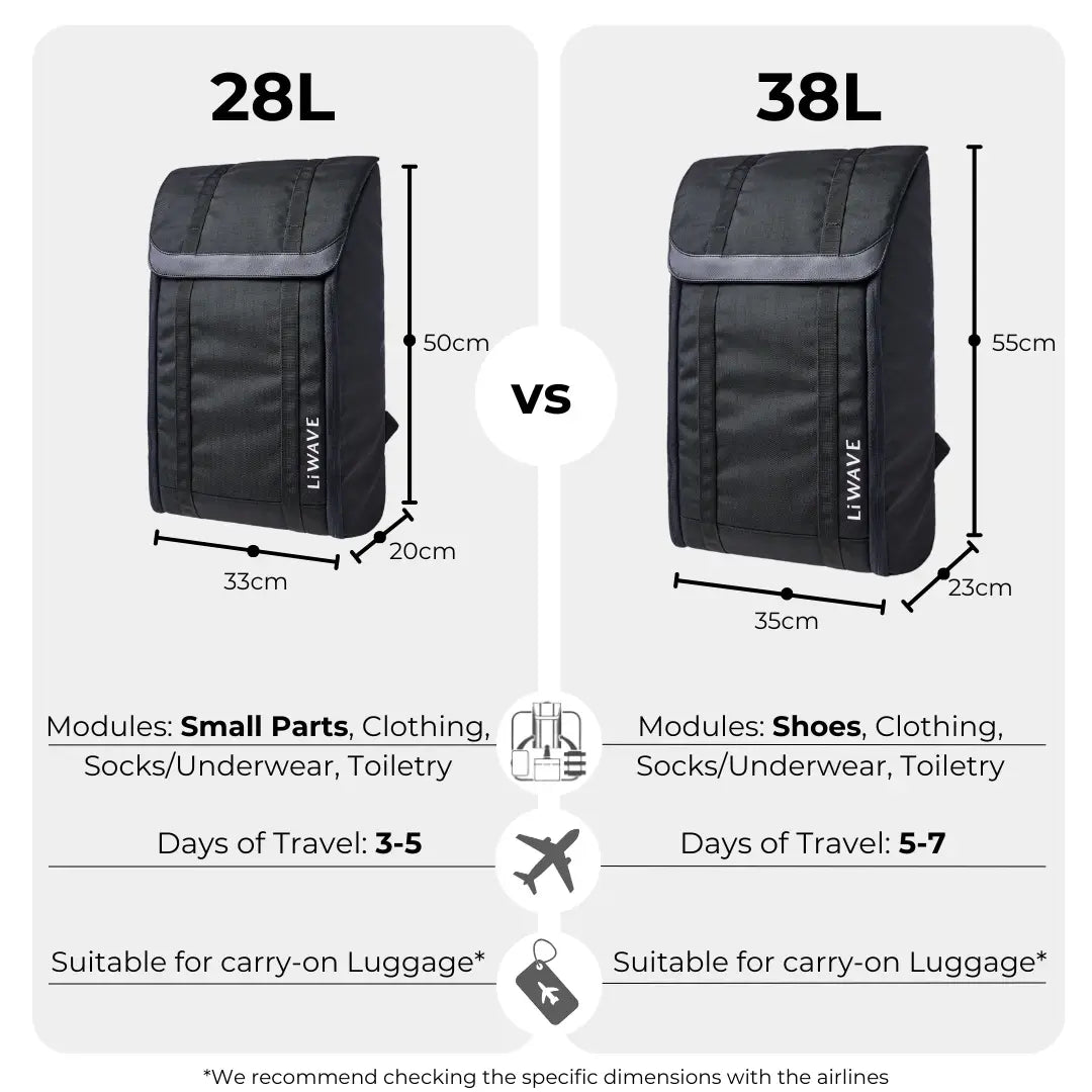 Travel stress-free Garment backpack Bag