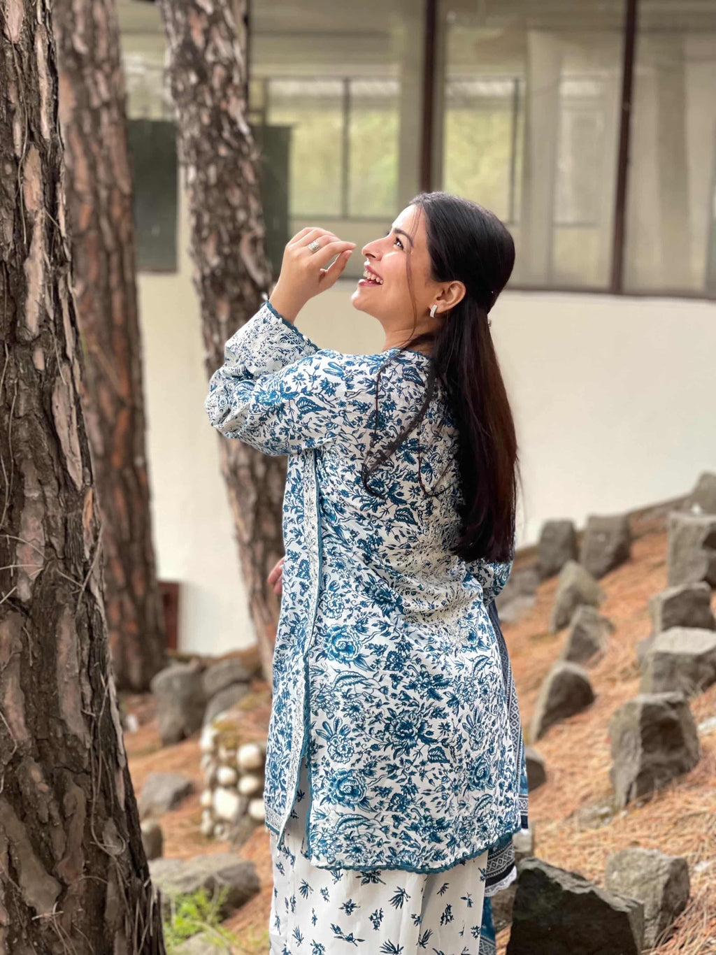 Kalamkari Farsi Suit Set