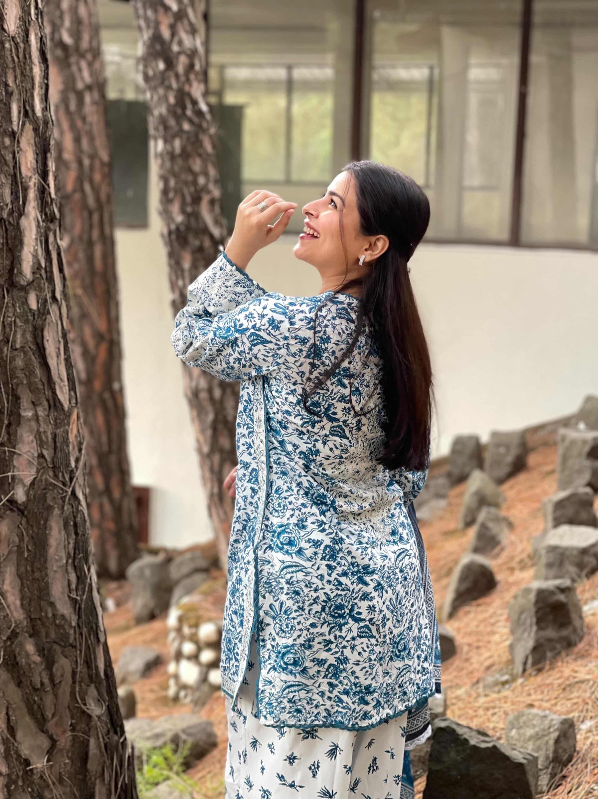 Kalamkari Farsi Suit Set