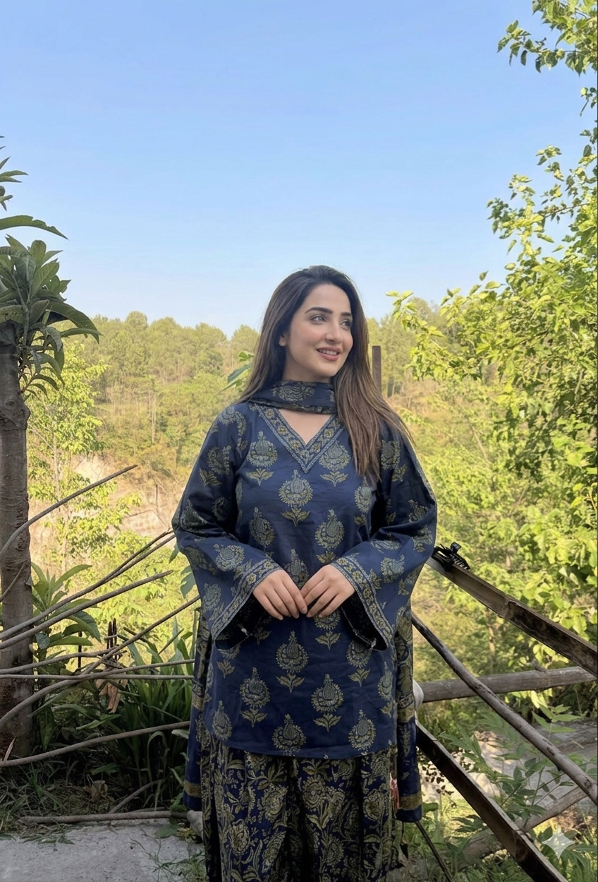 Mugal buta farshi suit