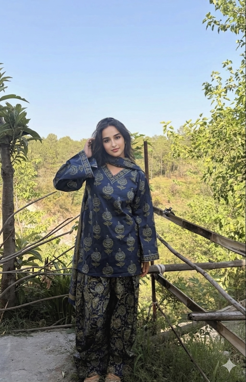 Mugal buta farshi suit