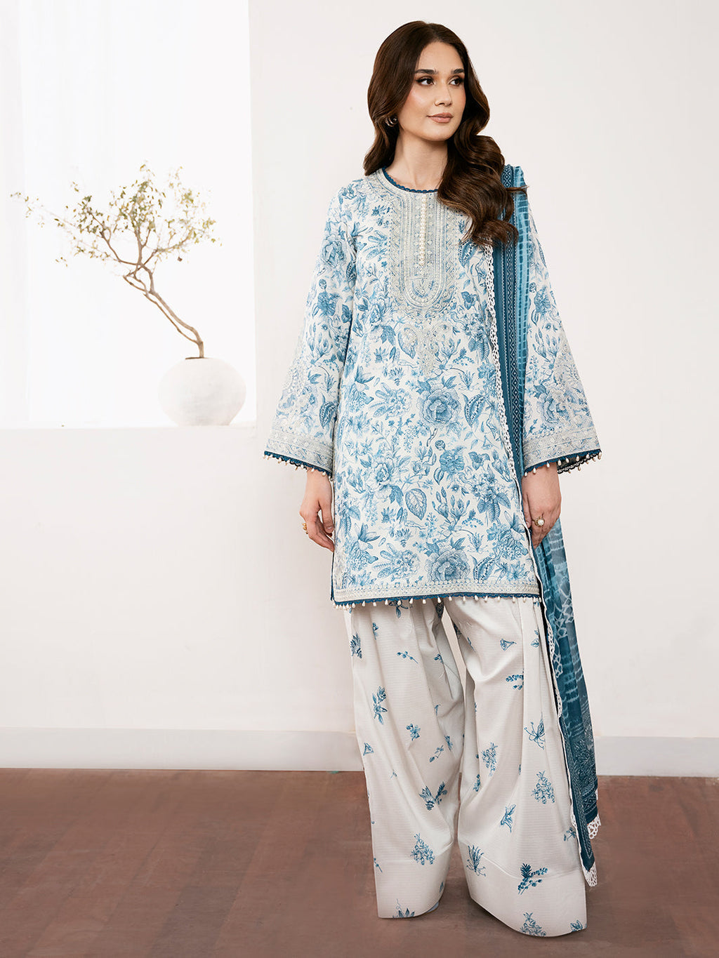 Kalamkari Farsi Suit Set