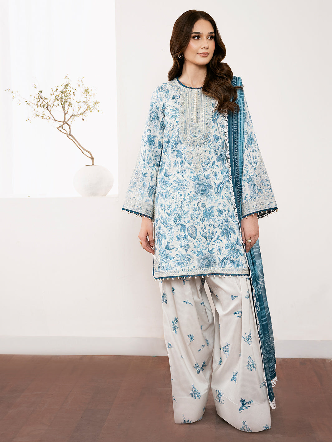 Kalamkari Farsi Suit Set