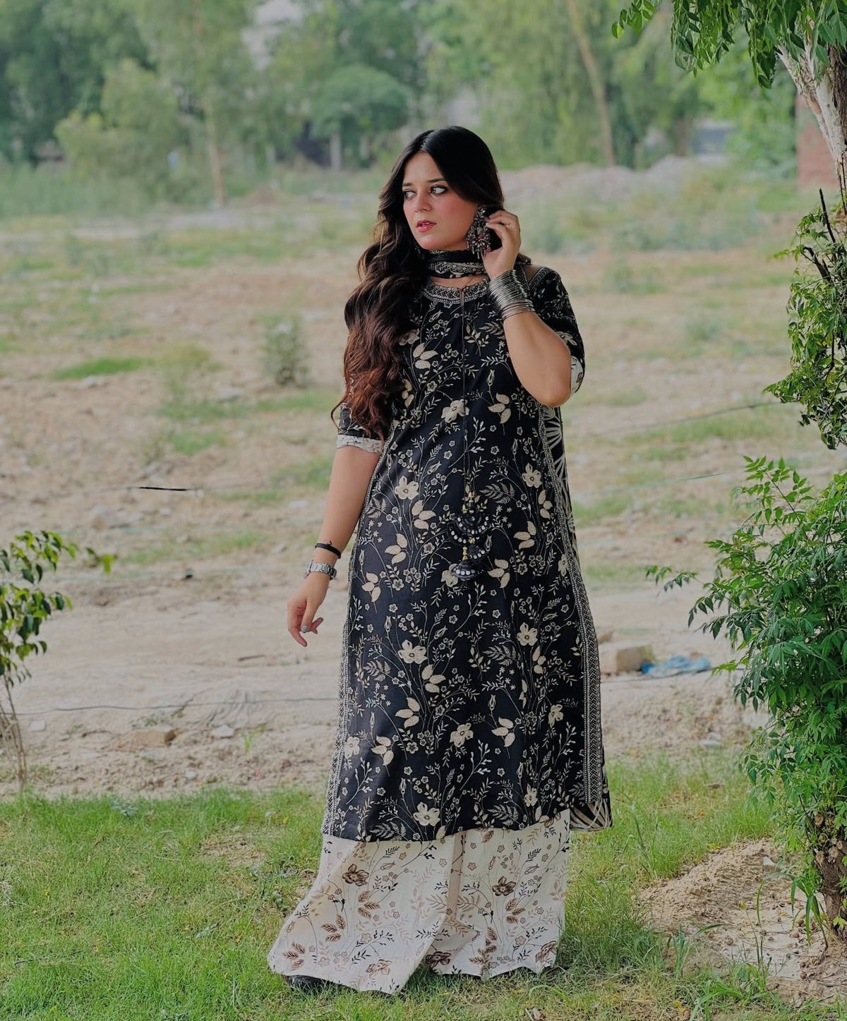 printed suit Set