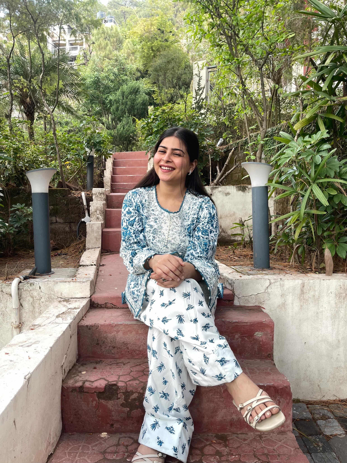 Kalamkari Farsi Suit Set