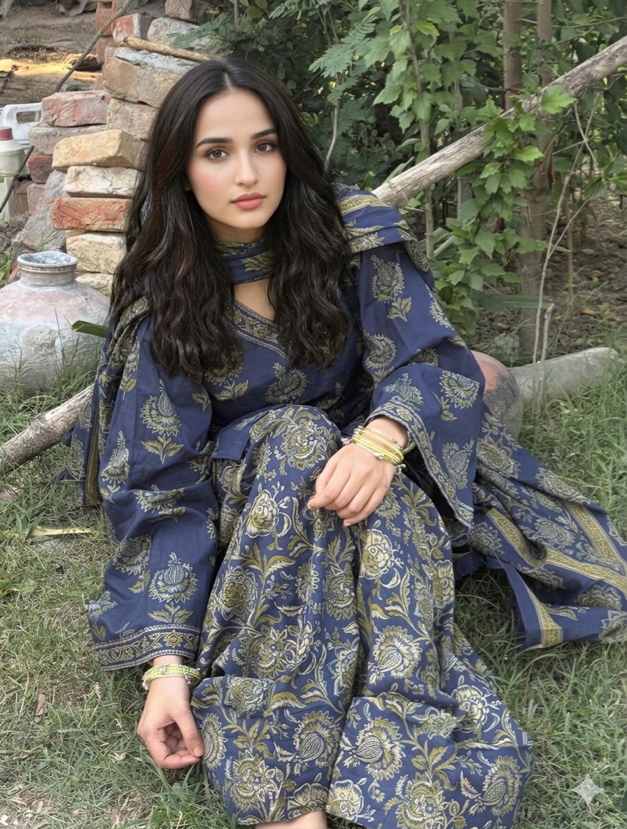 Mugal buta farshi suit