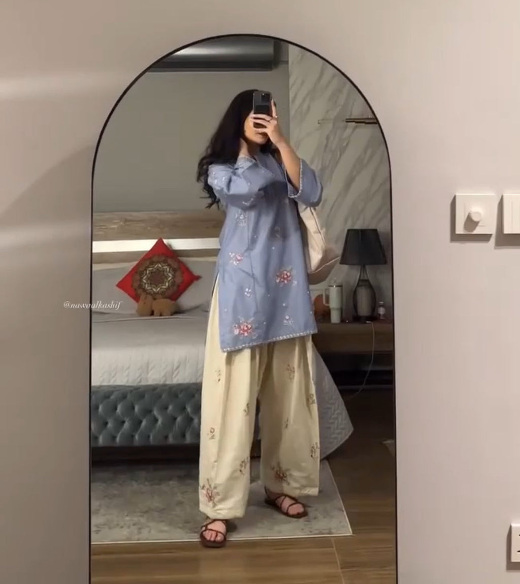 Persian Blue Farsi Co-ord Set