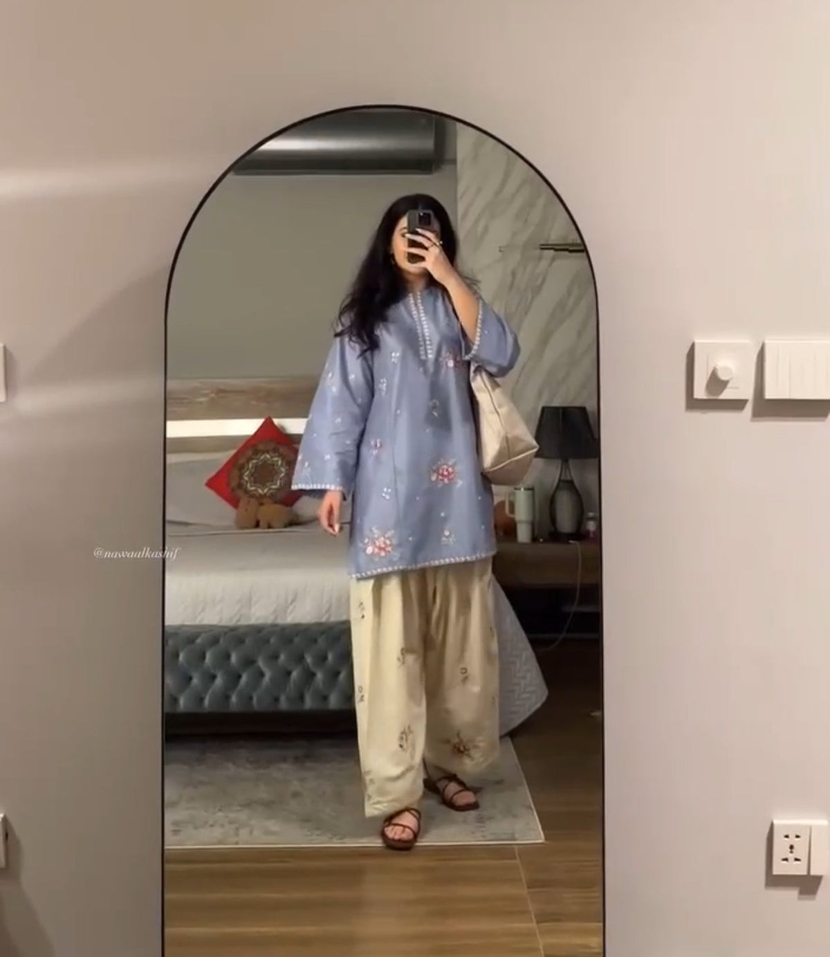 Persian Blue Farsi Co-ord Set