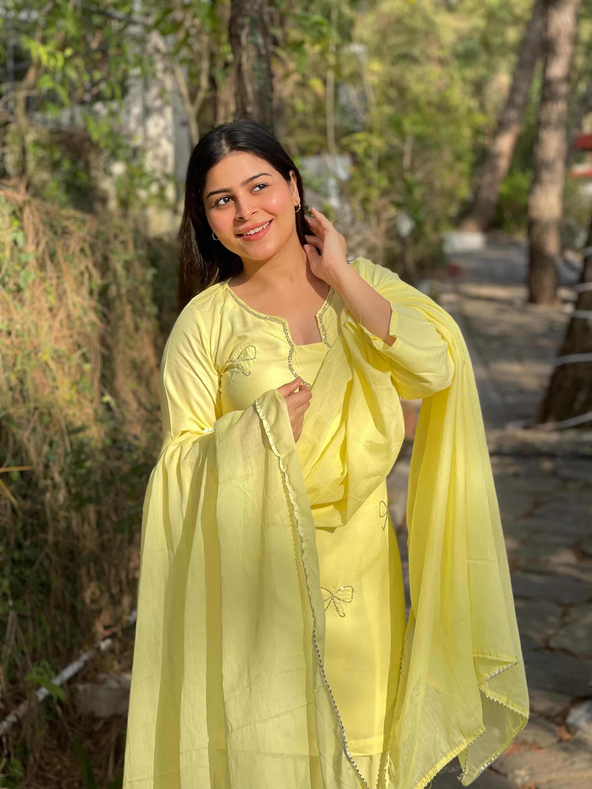 Yellow Farsi suit