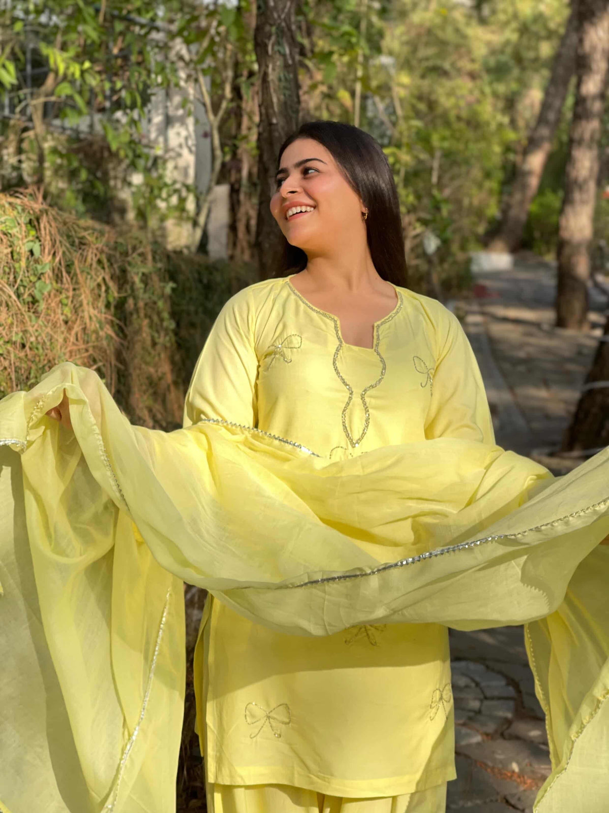 Yellow Farsi suit
