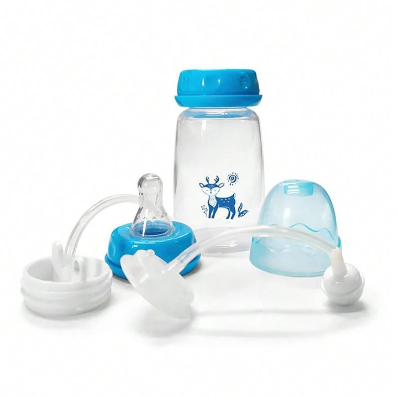 Hands-Free Baby Feeding Bottle